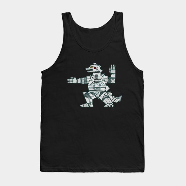 Mechagodzilla Tank Top by Capt. Jack